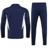 Italie Quarter Zip Navy Version Ensemble Sweat d'Entraînement 2023-24 Pour Homme